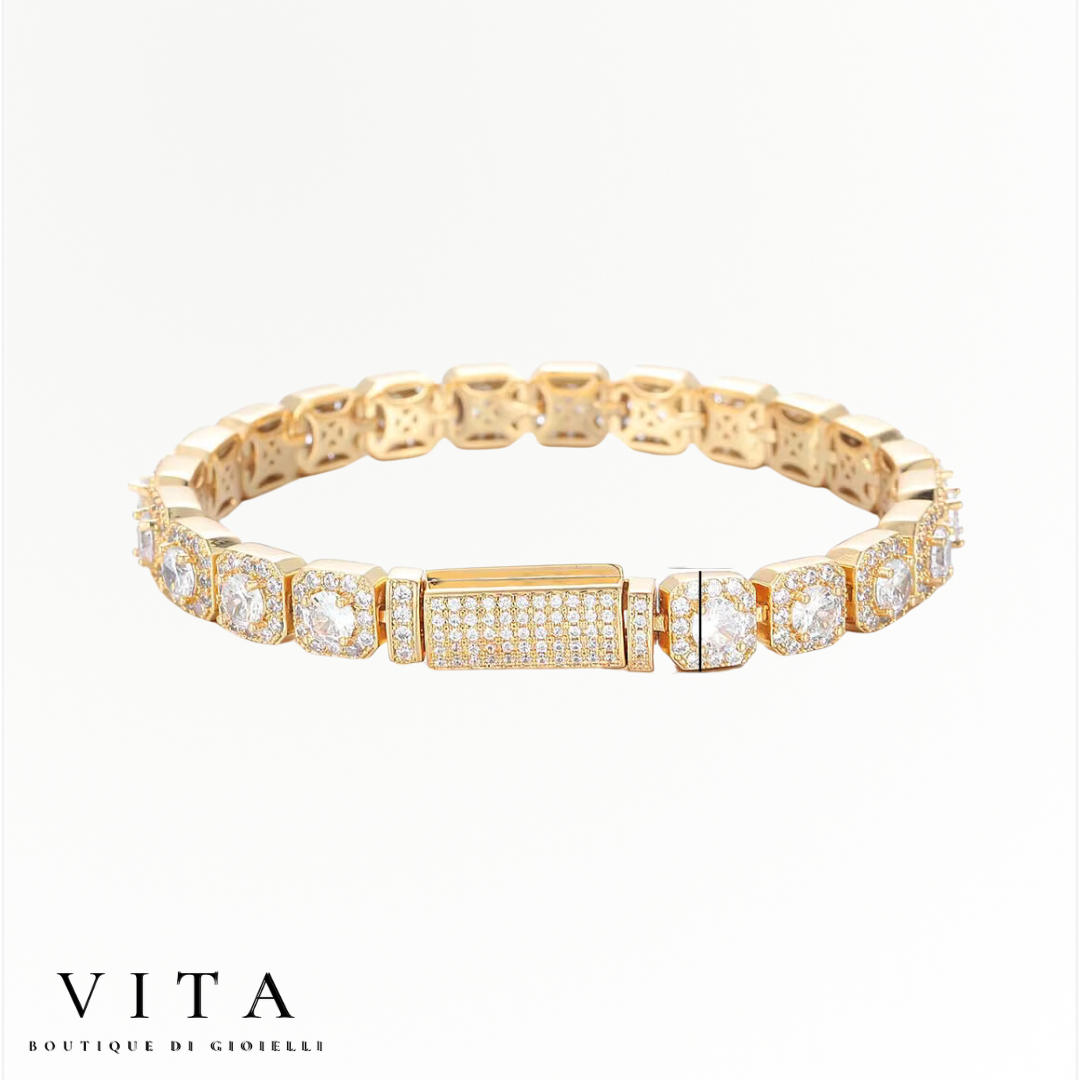 Ice Atlanta Bracelet in Gold